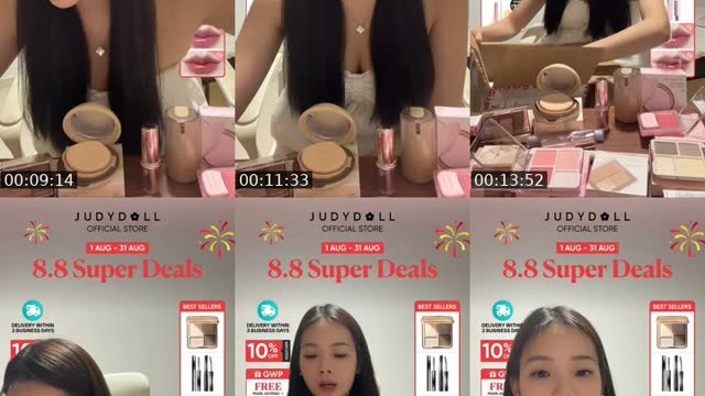 TikTok live: JUDYDOLL SALE W GWP by @celestljy