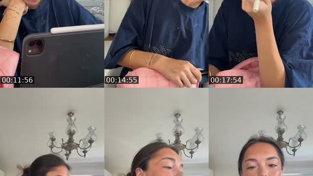 TikTok live: GRWM🌺 by @ceciiglesiascastro
