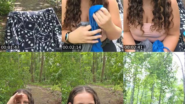 outfit changes in the woods - @destiney6624