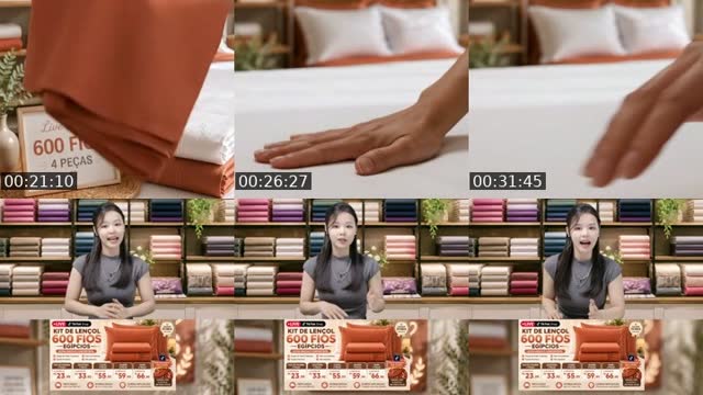 TikTok live: Promoção 4 peças 600 fios by @ofertas.daboa