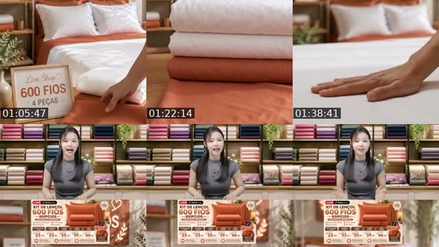 TikTok live: Promoção 4 peças 600 fios by @ofertas.daboa