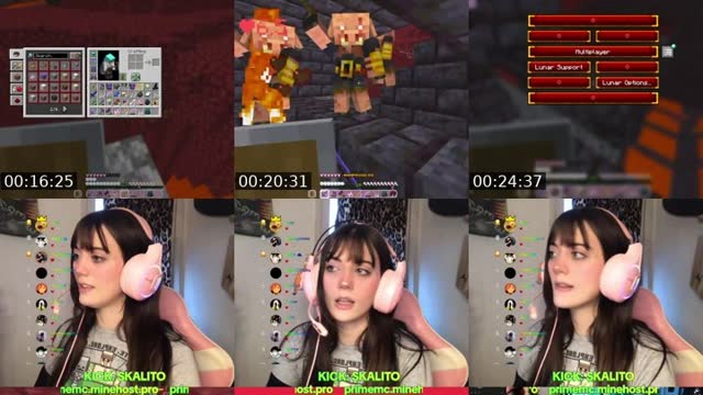 TikTok live: ૮₍˶ᵔ ᵕ ᵔ˶₎ა *MINECRAFT SURVI* ♡ by @skcraxkera