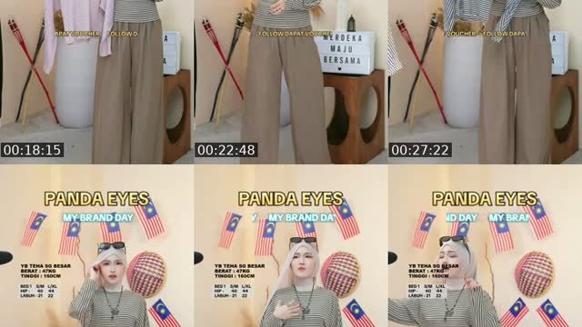 TikTok live: DESIGN TREND BARU MASUK !!! by @pandaeyesofficialstore