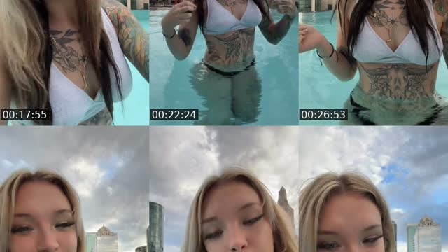TikTok live: pool stream by @itsn0tlondon