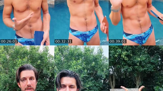 TikTok live: Sunday Scaries? Let’s swim. 💙 by @jaybirdy8