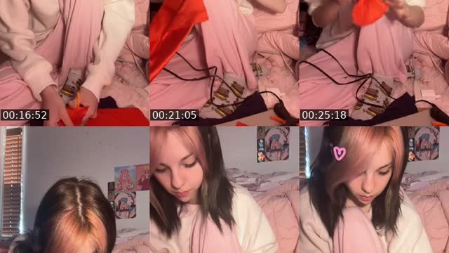 TikTok live: Cos making by @starrychibun