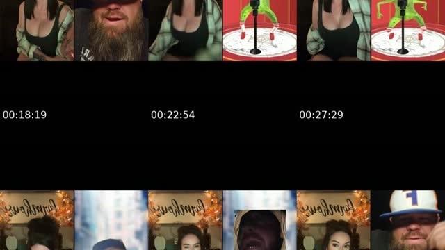TikTok live: 💙🖤💙 by @wendyso69