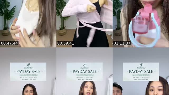 TikTok live: dayafterday pretty sportswear! by @jaylenebaobao