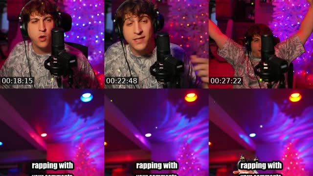 TikTok live: freestyling with your comments by @itscvsper