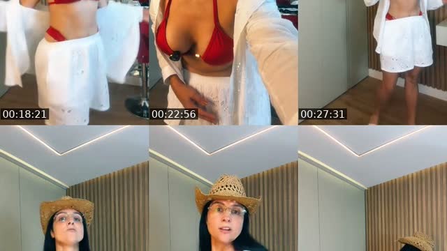 TikTok live: Moda praia 🌊⛱️ by @veronicamoraisdicas
