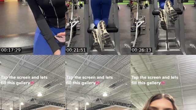 TikTok live: Gym Vibes🧸🎀 by @saintjulesxo