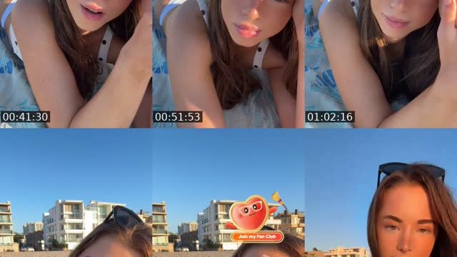 TikTok live: chill beach day :p🦀☀️ by @heyitslilybrooks