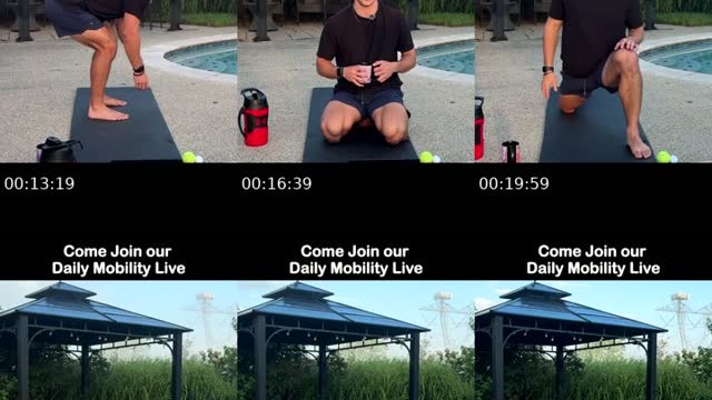 TikTok live: Mobility live by @kolpanathletics