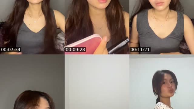 TikTok live: MAKEUP WITH ME by @bluehairrrrr