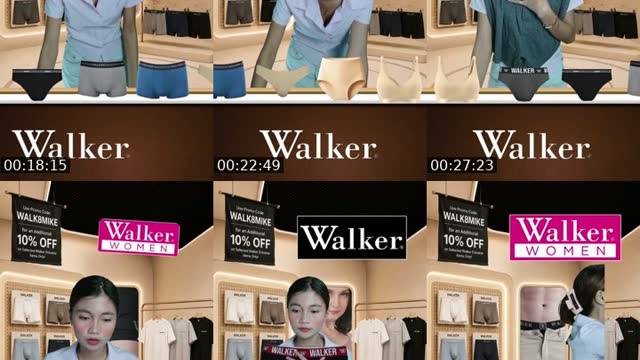 TikTok live: WALKER OFFICIAL STORE by @walkerphilippines