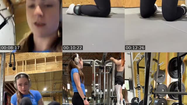 TikTok live: Core Workout by @miriamdowlingg