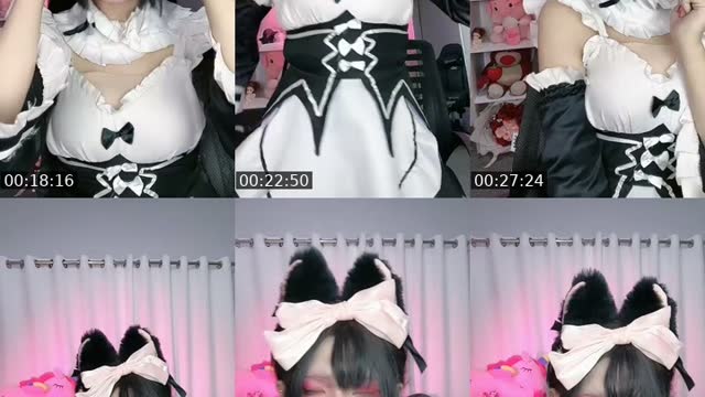 TikTok live: Maid cosplay by @bebihimeesecuwu