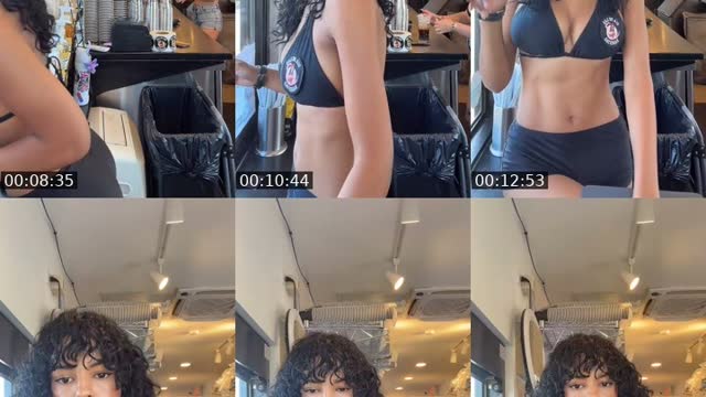 TikTok live: at work by @gummiiworms