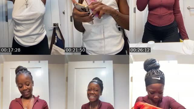 TikTok live: GRwm by @micaaaspamm