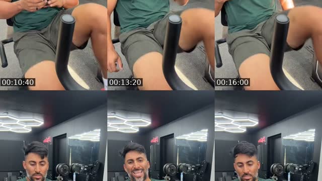 TikTok live: Back day gym by @themaniac_physiqu3