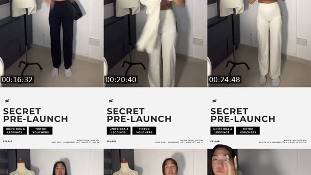 TikTok live: shop activewear! by @fflair.official