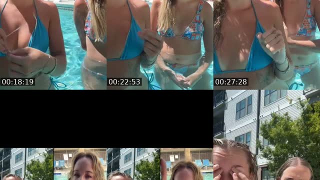 TikTok live: 👙POOL DAY👙 by @lilabean_2003