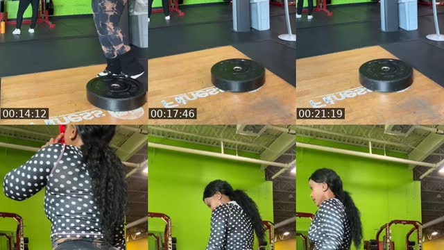 TikTok live: Monday gym Life by @angelovetz