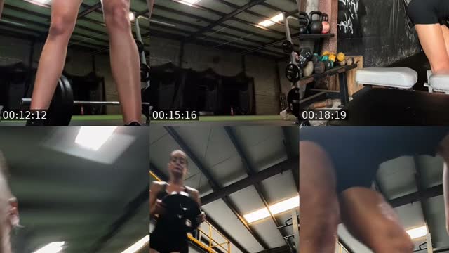 TikTok live: Full Body Workout With Me by @liaconno