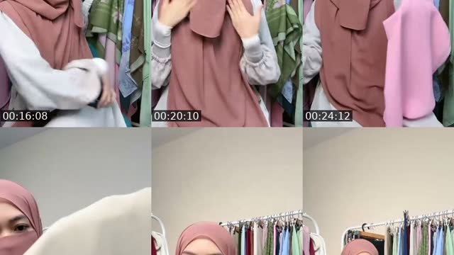 TikTok live: SALE TUDUNG SET PURDAH by @busheda.hq