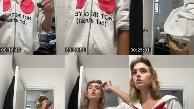 TikTok live: grwm back in nyc!! by @chlo_in_nyc