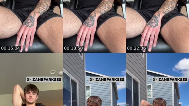 TikTok live: Hung dude chilling by @zane.parkss