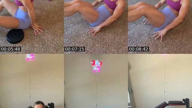 TikTok live: Come sweat 💦 by @alexthefitmom