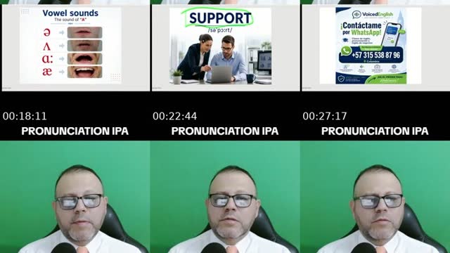 TikTok live: FONÉTICA DEL INGLÉS  by @voicedenglish