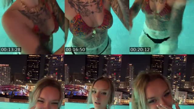 TikTok live: pool stream by @itsn0tlondon