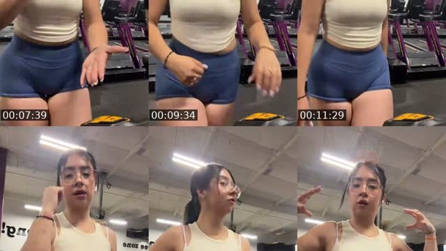 TikTok live: gimnasio 😭😓 by @daya.avina