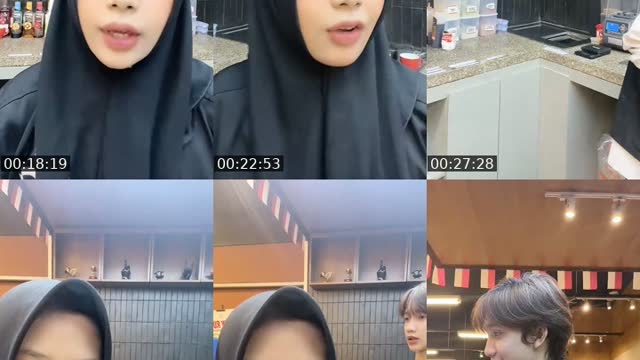 TikTok live: small talk w/ barista” gemas😋💜 by @rexiefoxie