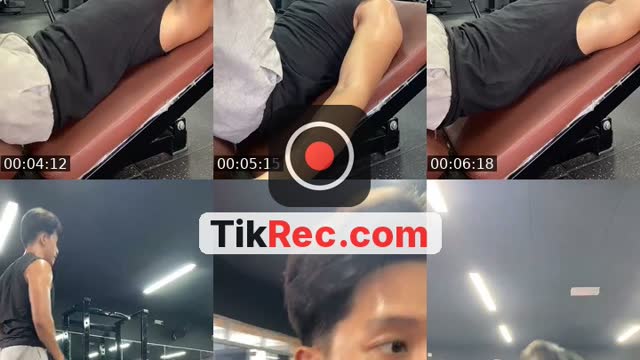 TikTok live: Gym leg / shoulder by @turnn9909