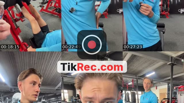TikTok live: Little bit of legs and abs by @arturs.scipakins