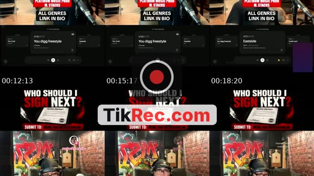TikTok live: Who should I sign next??? by @mstacksonline
