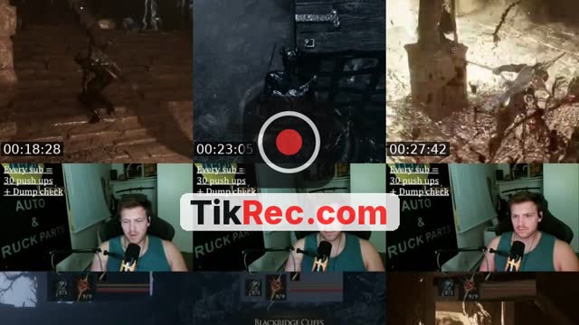 TikTok live: Follow to grow an inch! by @dabiglegion