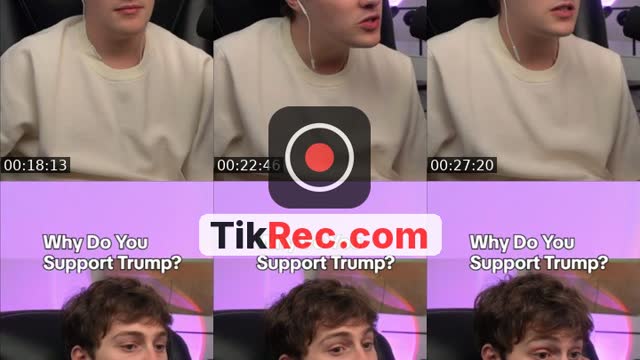 TikTok live: debating MAGA by @parkergetajob