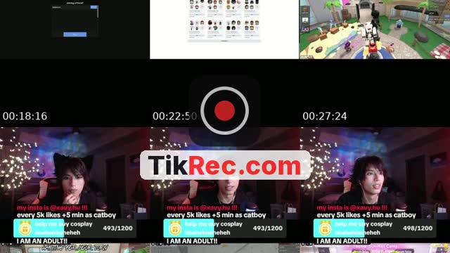 TikTok live: come hang out :D by @xavyhu