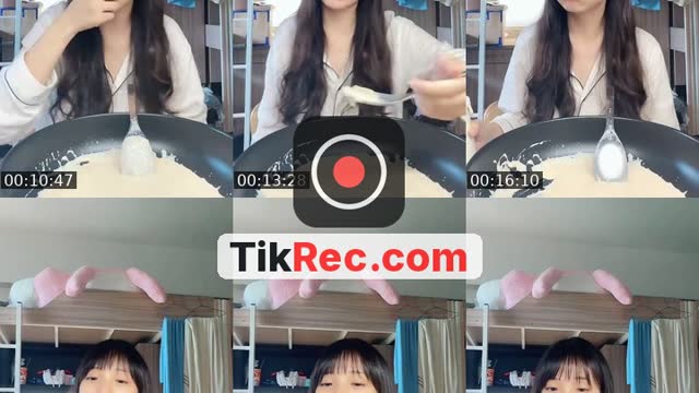 TikTok live: 吃早餐￼ by @153888qty_