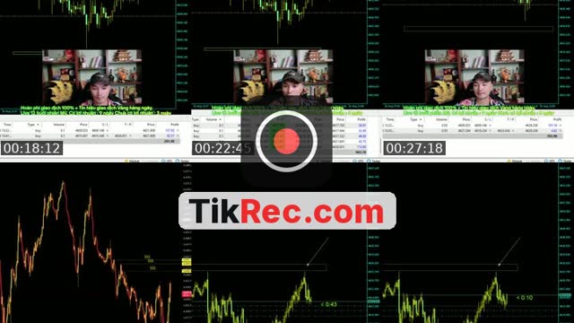 TikTok live: Sclap Gold M1, day trading by @tathucbinh