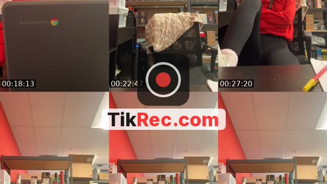 TikTok live: Chillin at work goodmorningggggg by @rileymaysparks