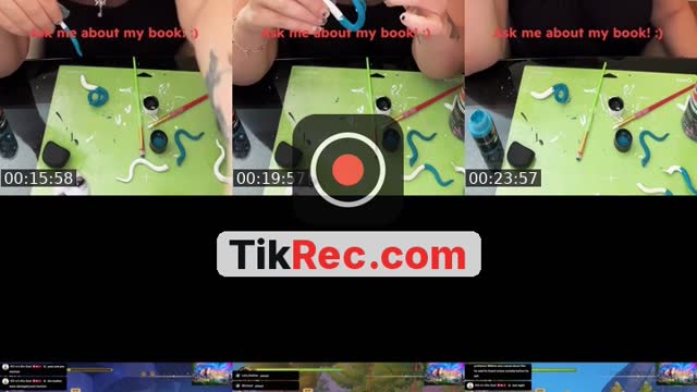 TikTok live: Let’s craft together. :) by @jynxtheghoulie