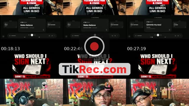 TikTok live: Who should I sign next??? by @mstacksonline
