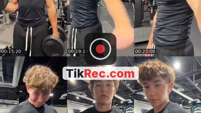 TikTok live: Workout live by @dallaskellerofficial