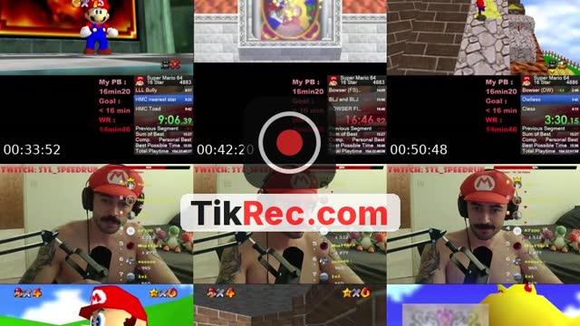 TikTok live: Mario 64 Speedrun ! by @docteur_sylv