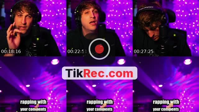TikTok live: freestyling with your comments by @itscvsper